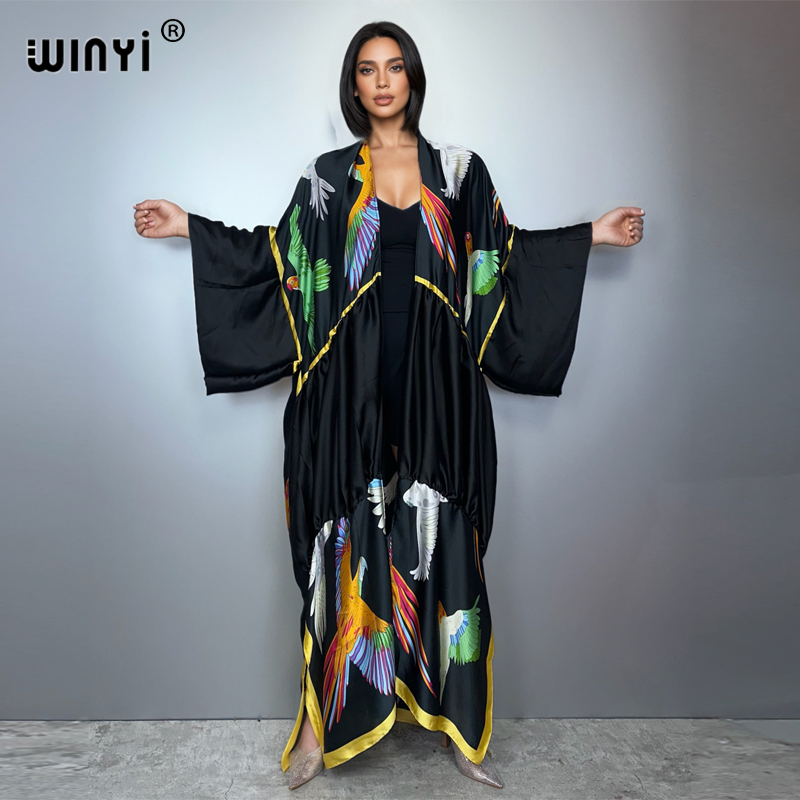 WINYI print boho kimono maxi b - Cover Up Kaftan review and price