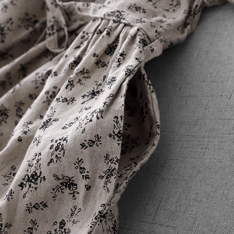 Summer Floral Cotton Linen Dr  - Midi Skirt Floral review and price