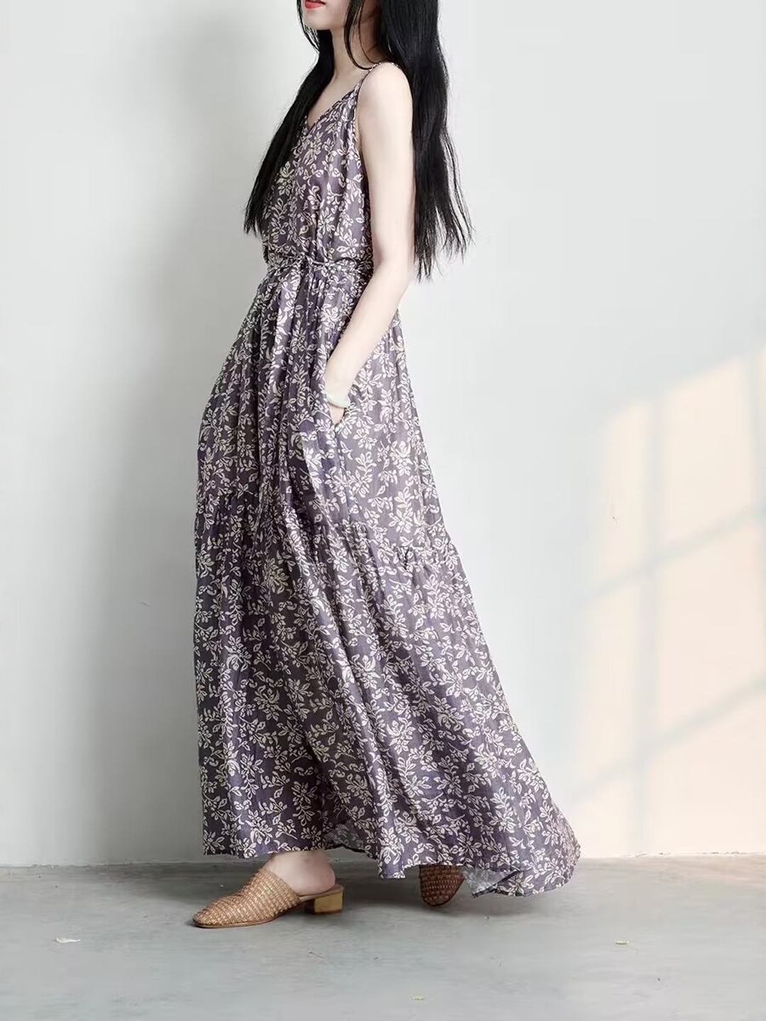 Elegant Japanese Style plus Si - Linen Dress Wrap review and price