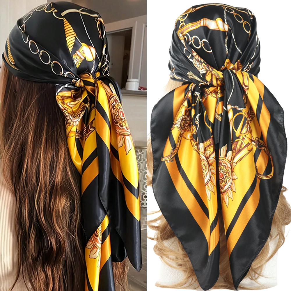 Luxury 90*90CM Vintage Chain P - Headband Summer Knit review and price