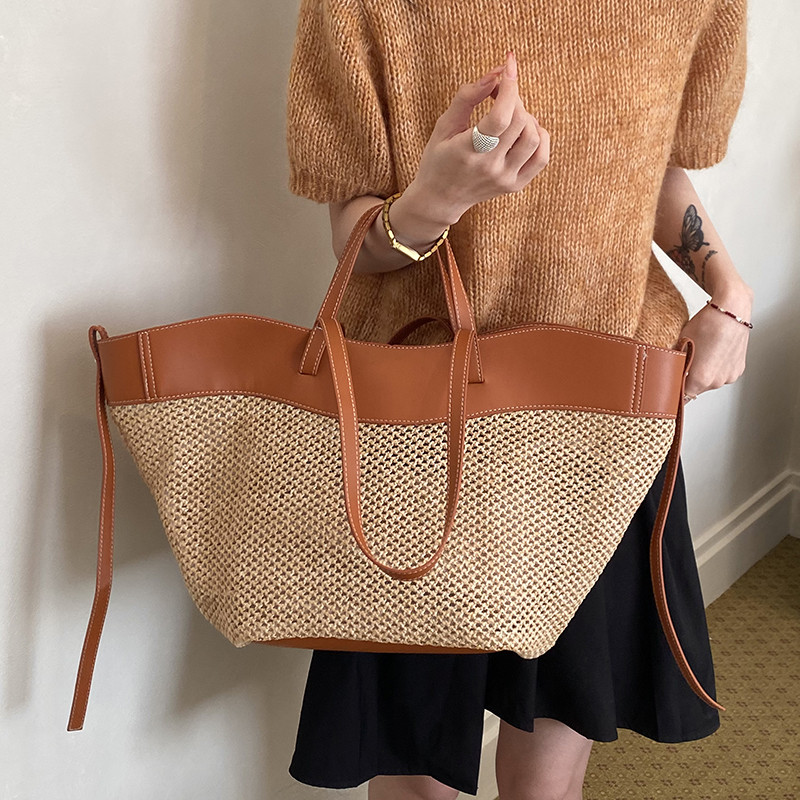 Vsper Branded Straw Knitted Bi - Crochet Bag Raffia review and price