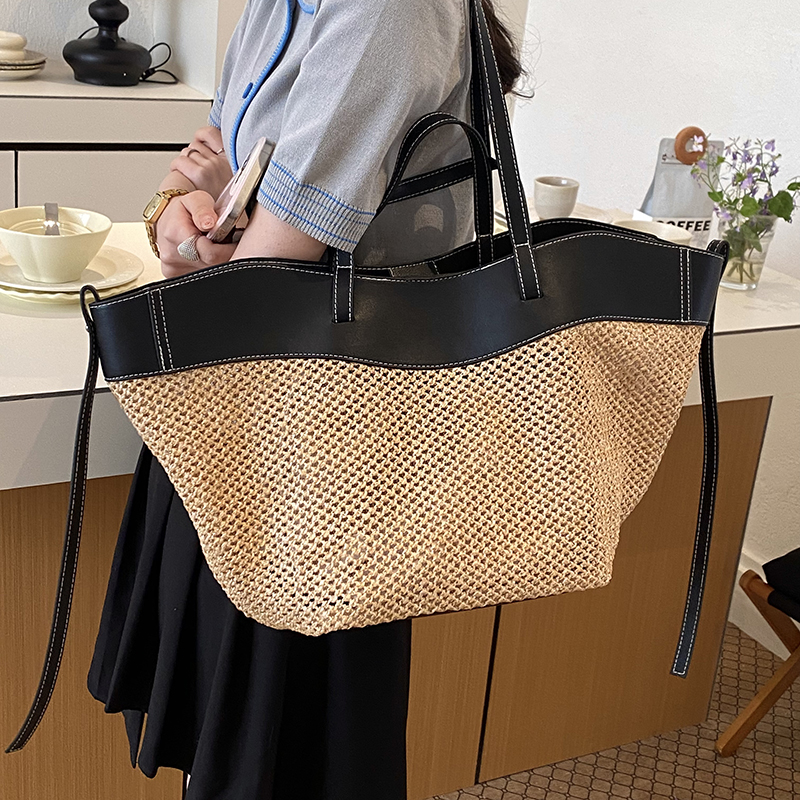 Vsper Branded Straw Knitted Bi - Crochet Bag Raffia review and price