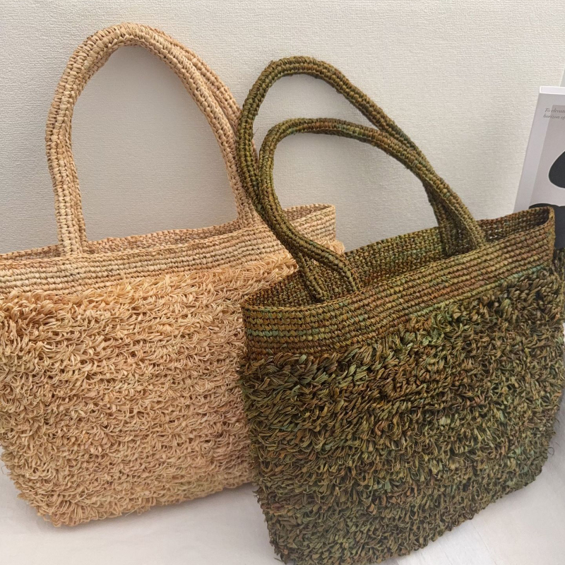 Raffia Hand-crocheted Shoulder - Crochet Bag Raffia review and price