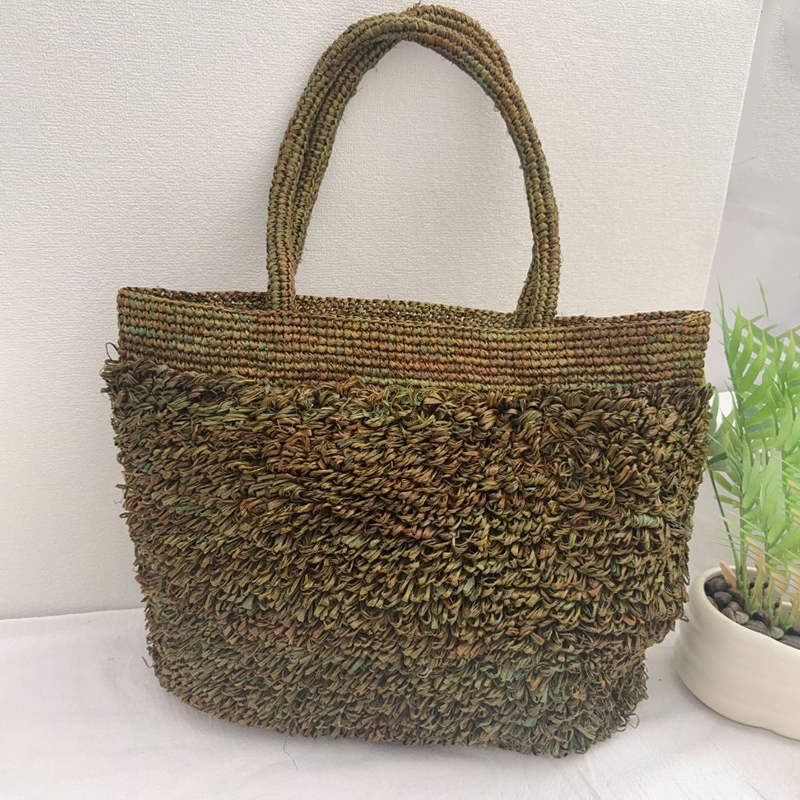 Raffia Hand-crocheted Shoulder - Crochet Bag Raffia review and price