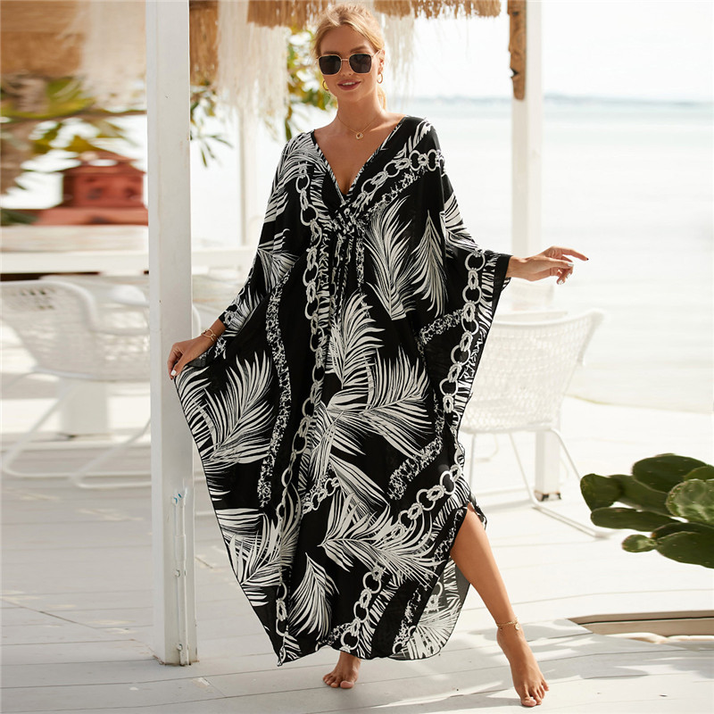 Women's Plus Size Animal Print - Cover Up Kaftan review and price