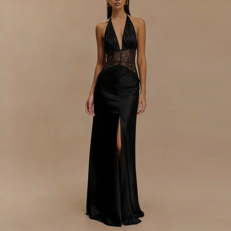 Sexy Backless Halter Maxi Dres - Maxi Dress Halter review and price