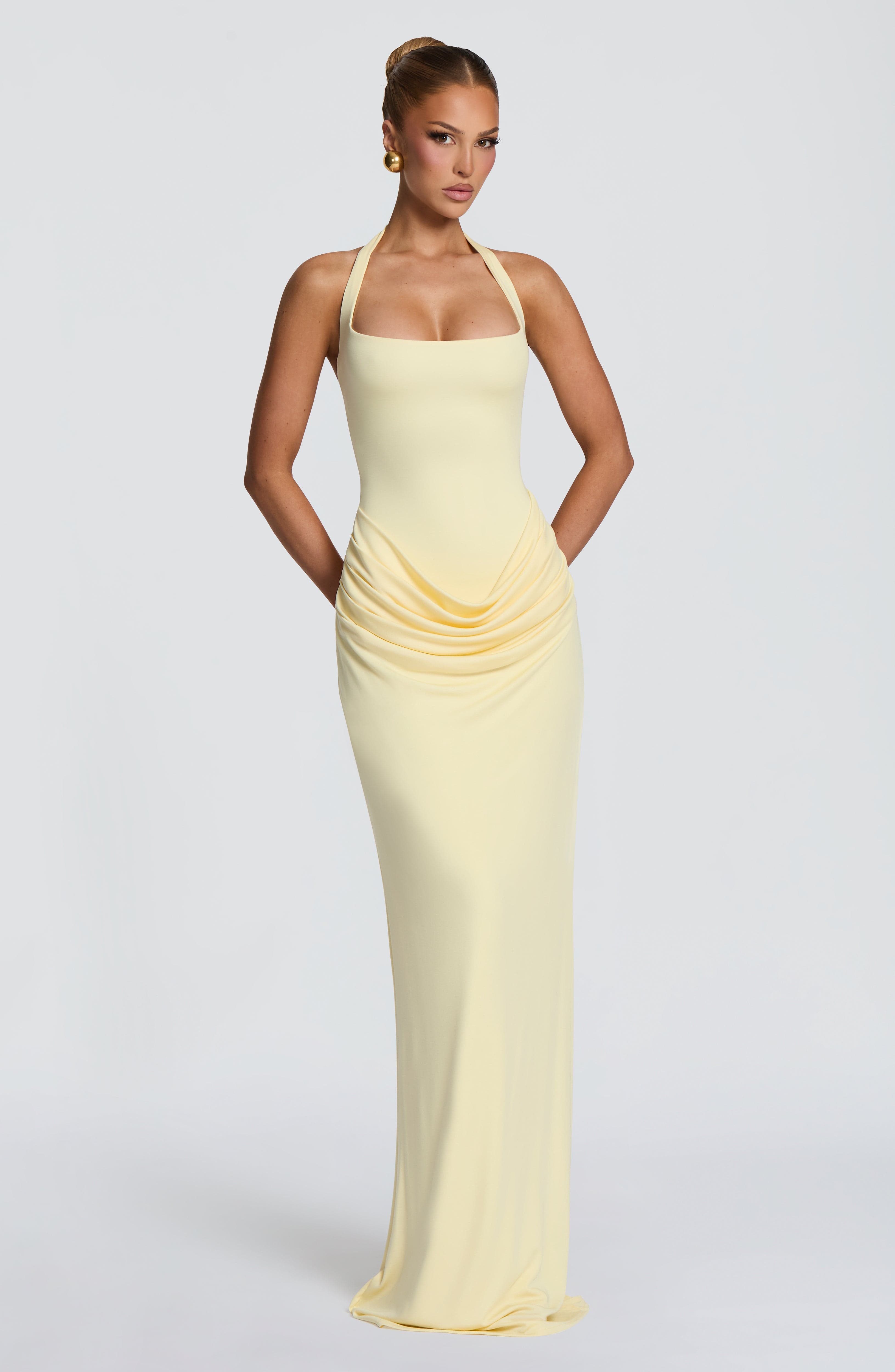 Halter Square Neck Maxi Dress  - Maxi Dress Halter review and price