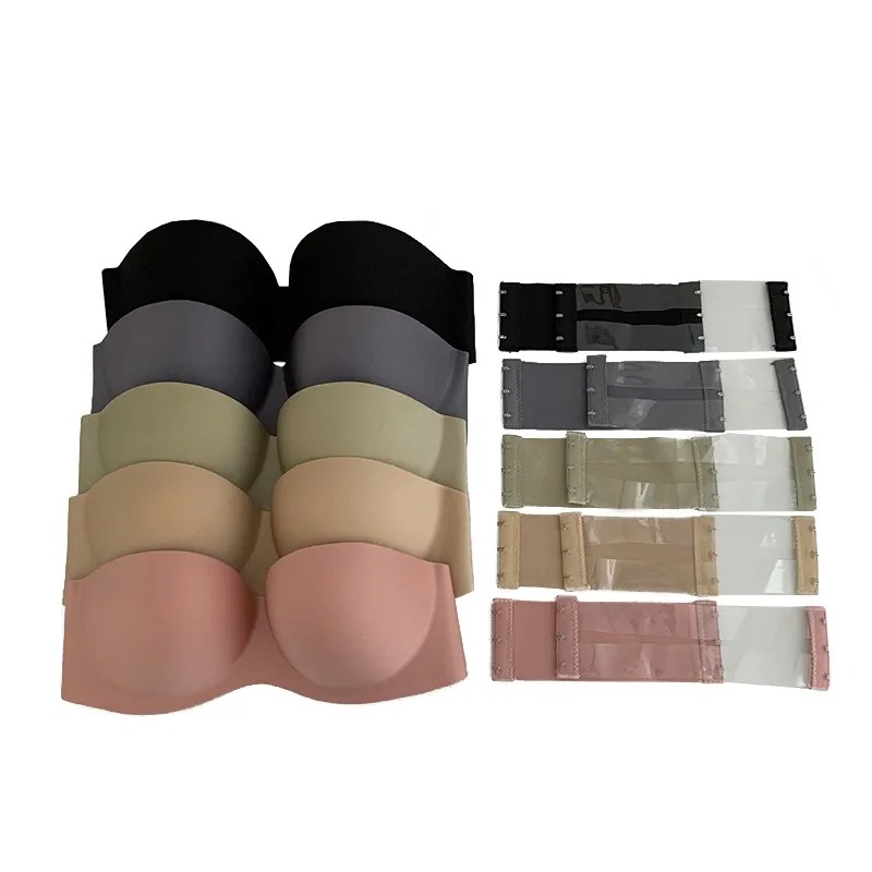 Women's Sexy Strapless Push-Up - Bralette Triangle Set review and price