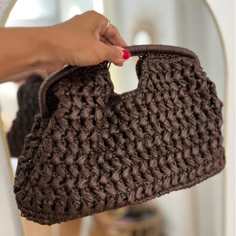 Popular Russian Woven Clutch H - Crochet Bag Raffia review and price