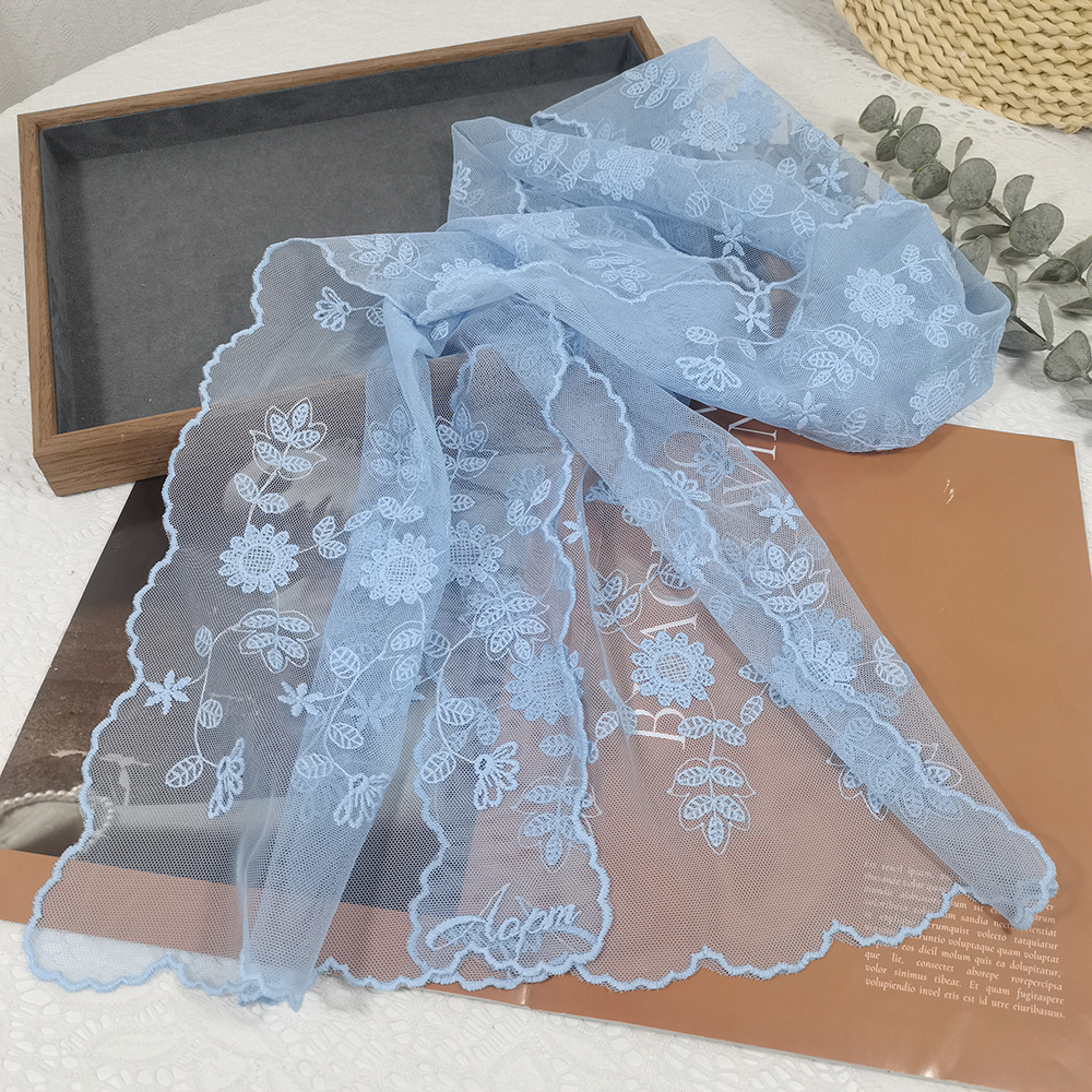 Lace Sunflower Silk Scarf Fair - Headband Summer Knit review and price