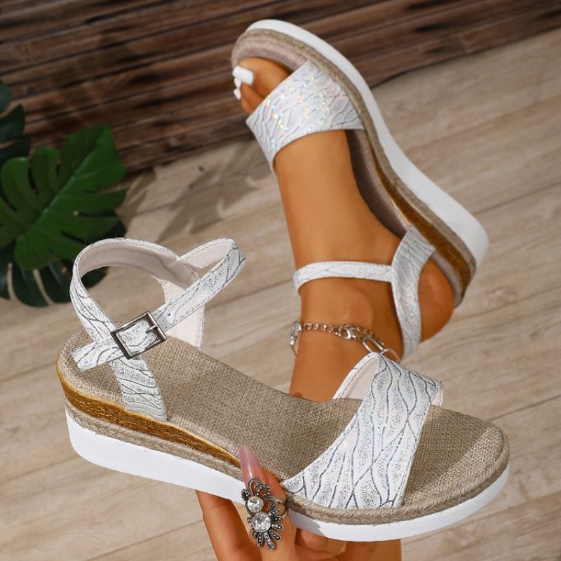 Wedge Sandals for Women White  - Wedge Espadrille Women review and price