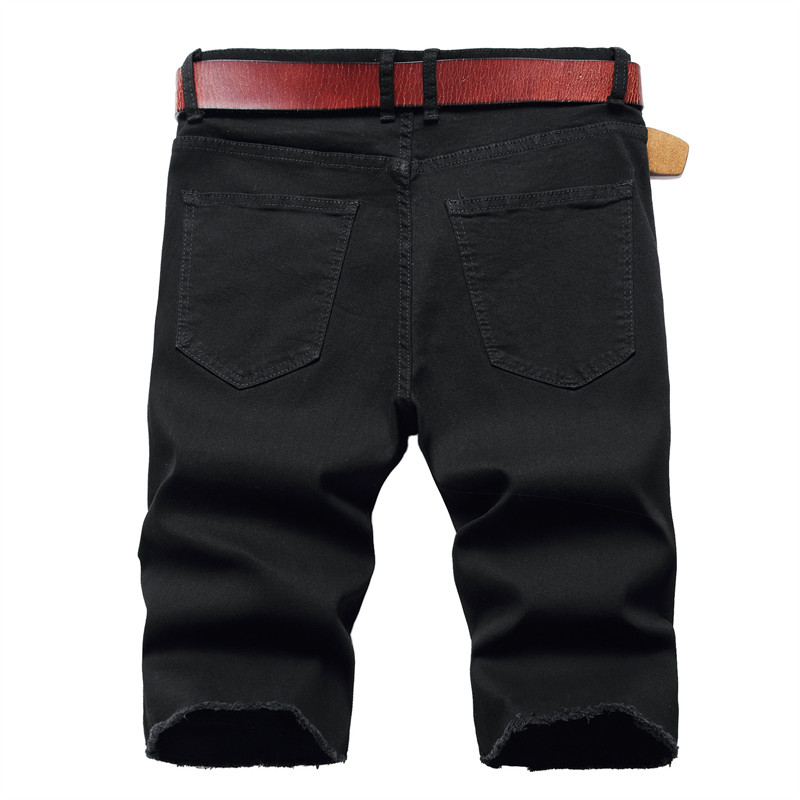 2026 Summer Men's Red Rose Emb - Shorts Denim Frayed review and price